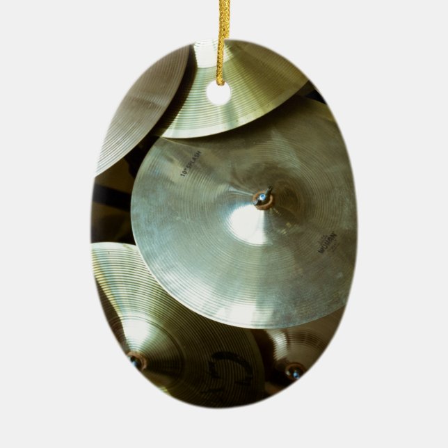 Cymbal Chandelier Ceramic Tree Decoration (Front)