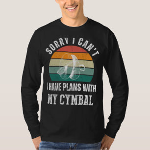Cymbal Plans Tee: Embrace Percussive Humour & Cool T-Shirt