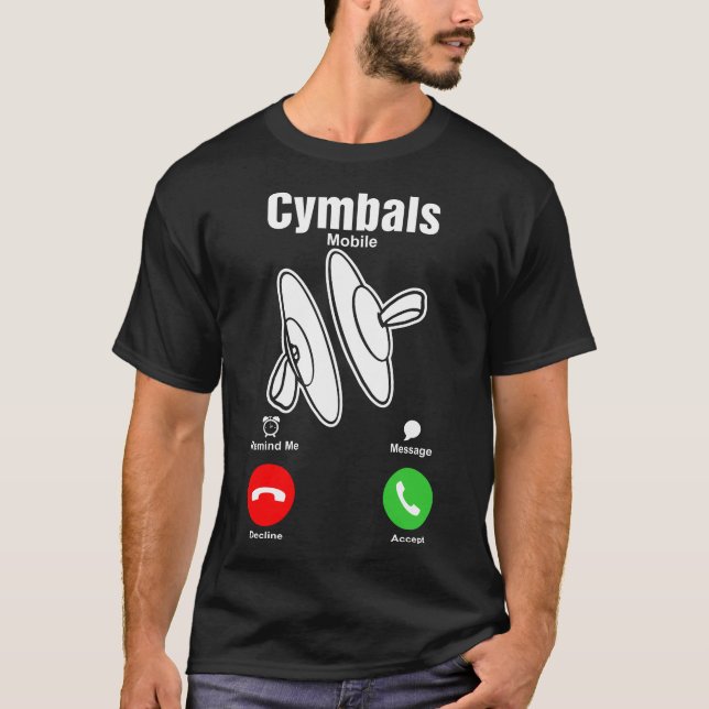 Cymbals Mobile Tshirt (Front)