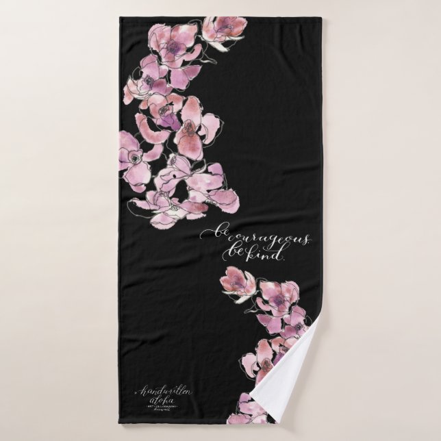 Cymbidium Aloha Towels (Bath Towel)