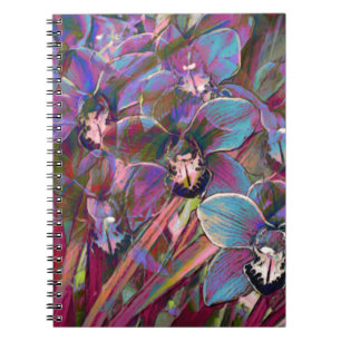 Cymbidium Orchid Carnival Notebook
