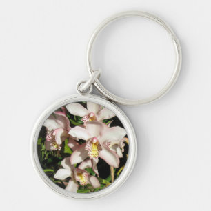 Cymbidium Orchids key chain