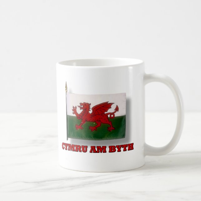 Cymru Am Byth (Wales Forever) Coffee Mug (Right)