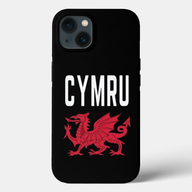Cymru Cymraeg Wales Roots Rugby Proud To Be Welsh Case-Mate iPhone Case (Back)
