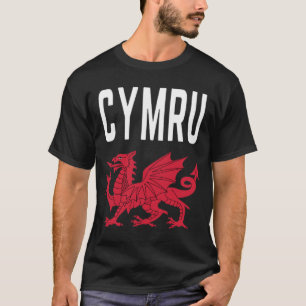 Cymru Cymraeg Wales Roots Rugby Proud To Be Welsh  T-Shirt