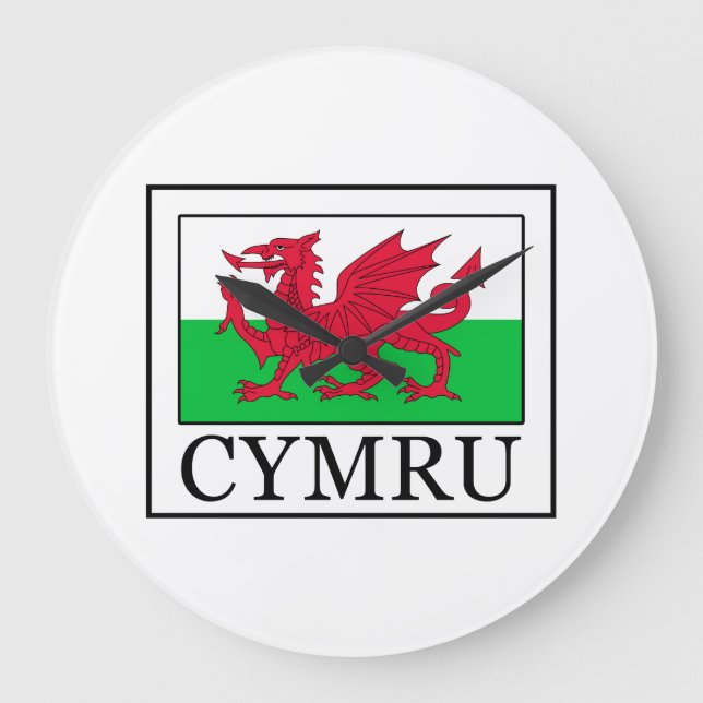 Cymru Large Clock (Front)