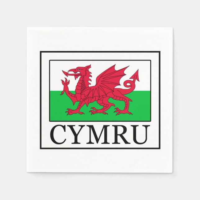 Cymru Napkin (Front)