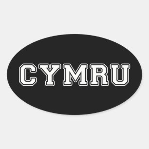 Cymru Oval Sticker