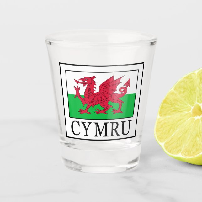 Cymru Shot Glass (Front)