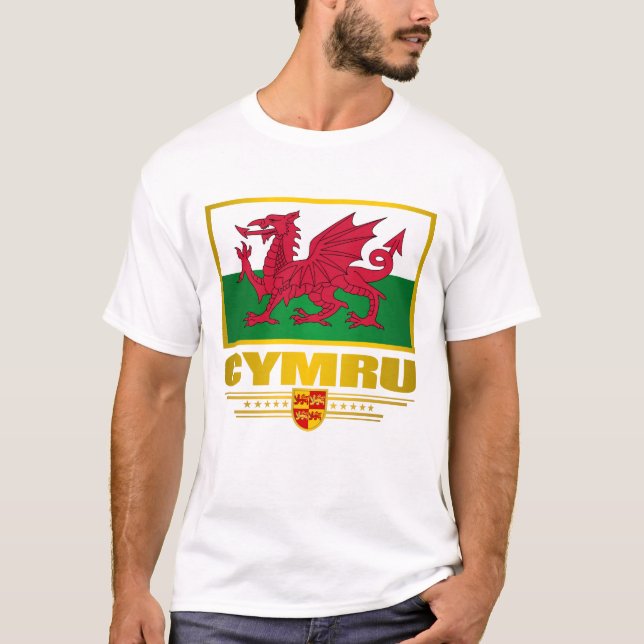 Cymru (Wales) Apparel T-Shirt (Front)