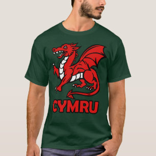 cymru Welsh Red Dragon T-Shirt