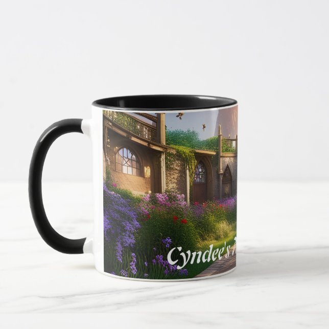Cyndee's Morning Cuppa Personalise Customisable Mug (Left)