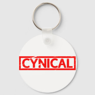 Cynical Stamp Key Ring
