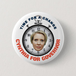 Cynthia Nixon 2018 6 Cm Round Badge