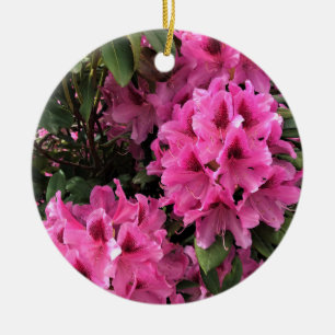 Cynthia Rhododendrons, Oregon Ceramic Ornament