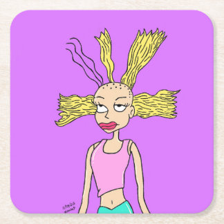 Cynthia - Rugrats Square Paper Coaster