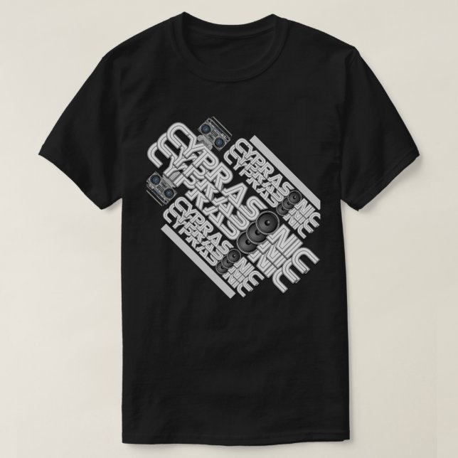 Cyprasonic Triple Nine Speaker T-Shirt (Design Front)