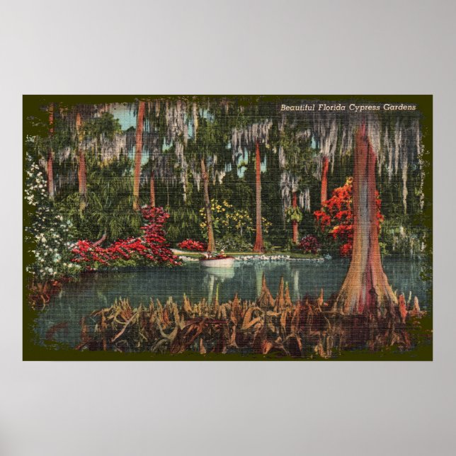 Cypress Gardens Florida Canvas Print (Front)