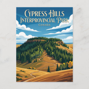 Cypress Hills Interprovincial Park Canada Postcard