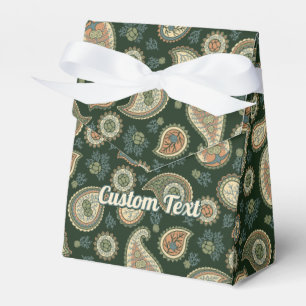 Cypress Paisley Pattern Favour Box