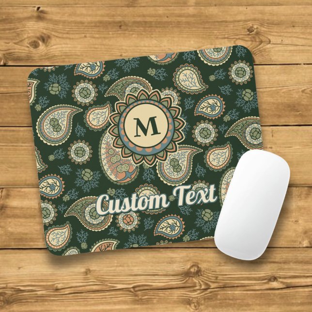 Cypress Paisley Pattern Mouse Pad (Creator Uploaded)