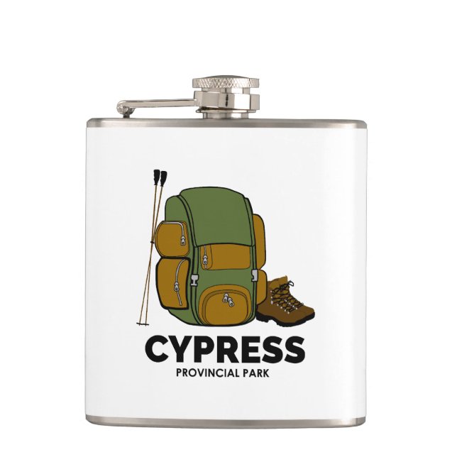 Cypress Provincial Park Backpack Hip Flask (Front)