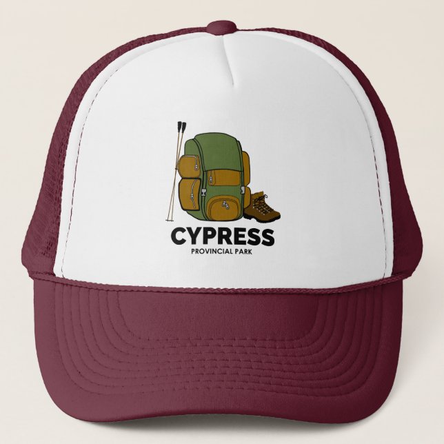 Cypress Provincial Park Backpack Trucker Hat (Front)