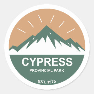 Cypress Provincial Park Classic Round Sticker