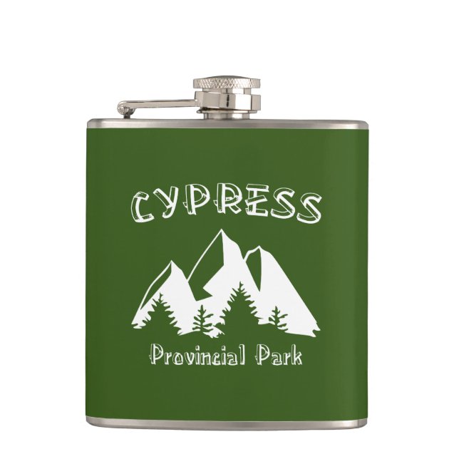 Cypress Provincial Park Hip Flask (Front)