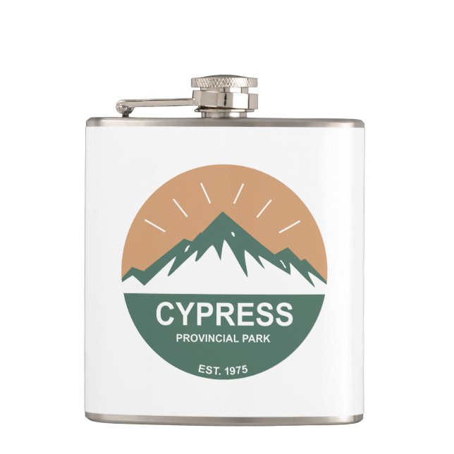 Cypress Provincial Park Hip Flask (Front)