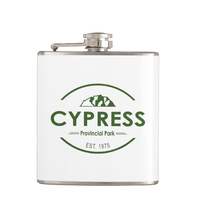 Cypress Provincial Park Hip Flask (Front)