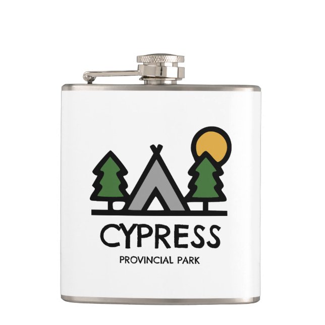 Cypress Provincial Park Hip Flask (Front)