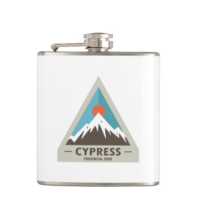 Cypress Provincial Park Hip Flask (Front)