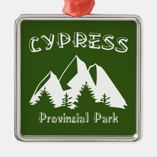 Cypress Provincial Park Metal Ornament (Front)