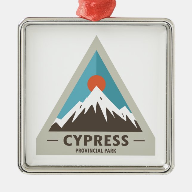 Cypress Provincial Park Metal Ornament (Front)
