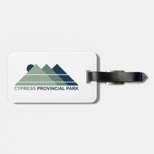 Cypress Provincial Park Mountains Sun Luggage Tag