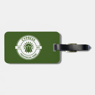 Cypress Provincial Park Sun Trees Luggage Tag