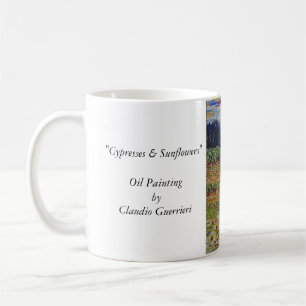 Cypress & Sunflowers Coffee Mug