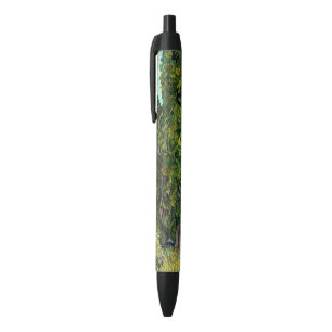 Cypresses (1889) landscape art Vincent Van Gogh Black Ink Pen