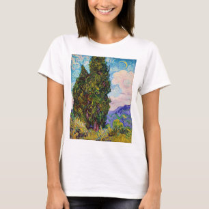 Cypresses, Van Gogh T-Shirt
