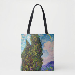 Cypresses, Van Gogh Tote Bag
