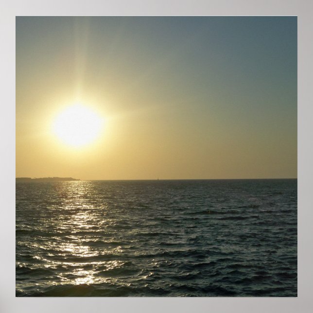 Cyprian Sunset Poster (Front)