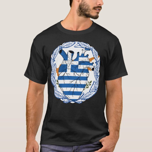 Cypriot Cyprus Greek Independence Greek Greece T-Shirt (Front)