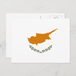 Cypriot Flag, Flag of Cyprus Postcard