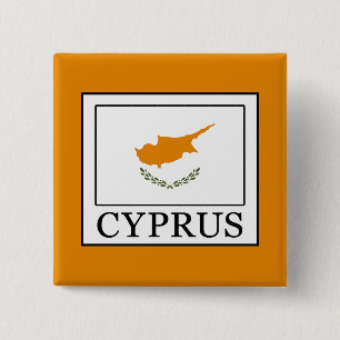 Cyprus 15 Cm Square Badge