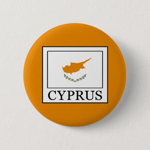 Cyprus 6 Cm Round Badge