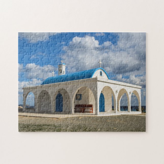 Cyprus Ayia Thekla church. Jigsaw Puzzle (Horizontal)