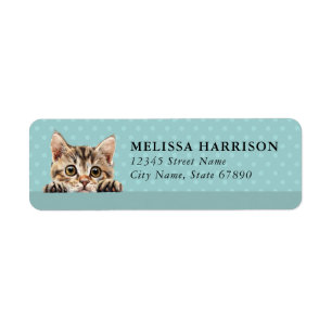 Cyprus Cat Return Address Labels