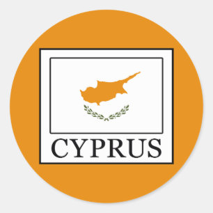 Cyprus Classic Round Sticker