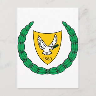 Cyprus Coat of arms CY Postcard